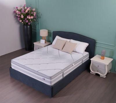 Economic Price King Size Pocket Coils Mattress Roll in a Box Thin Convoluted Foam Mattress