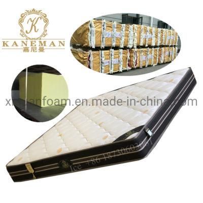 8inch Pocket Spring Mattress Flat Packed King Size Mattress in Pallet