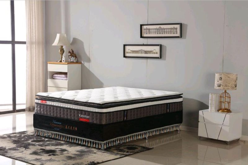 Premium Double Pillow Top Pocket Spring Mattress for Hotel and Project