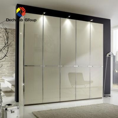 Furniture Cloth Walk in Glass Wardrobe Closet Designs
