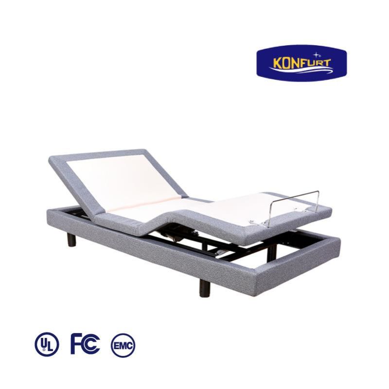 Modern Bedroom Furniture Remote Control Full Size Adult Therapy Electric Adjustable Bed High Class Bed.