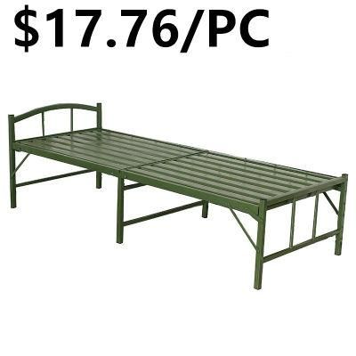 Best Selling Steel Wholesale Cheap Modern Metal Single Folding Bed