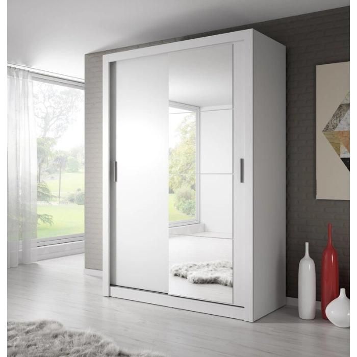 Wholesale Factory Modern Bedroom Furniture Sliding Door Clothes Storage Wardrobe