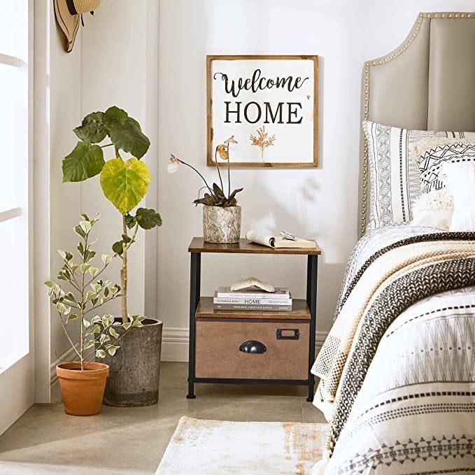 Nova Bedside Table Nightstand Bedside Cabinet