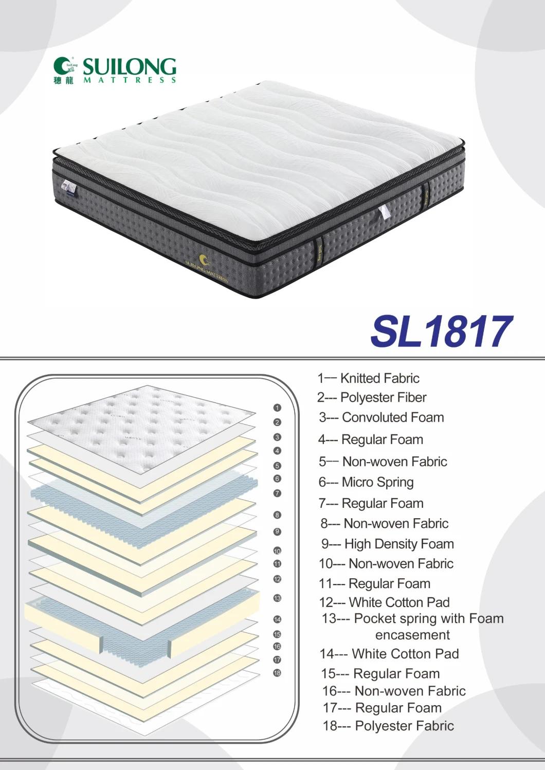 Good Sleep Mattress Hybried Mattress Home Furniture Luxury Spring Mattress