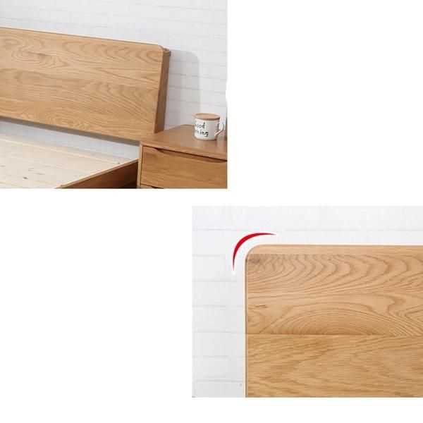 High Box Bed Solid Wood Double Bed Storage Bed