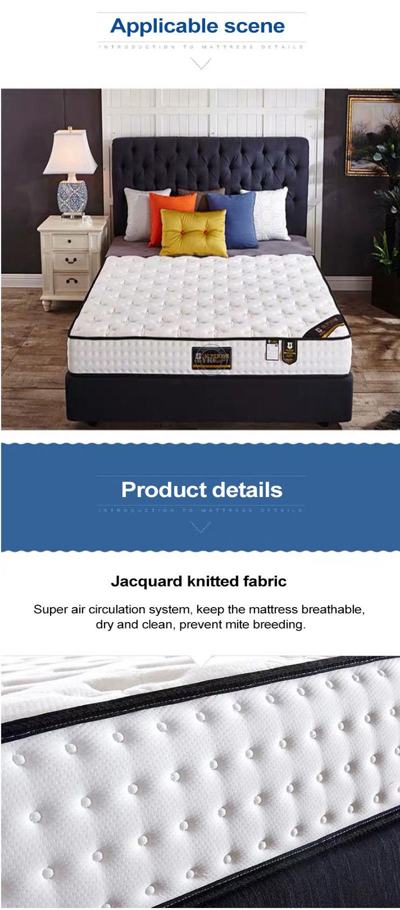 Chinese Furniture Memory Foam Mattress Spring Compressed for Single Bed