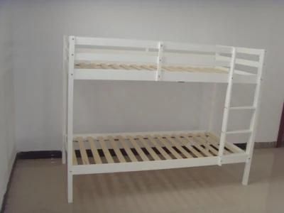 Easy Assembly Pine Wood Twin Kids Bed Furniture Wooden Bunk Children Bed