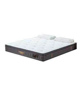 Compressed Wholesale Double Queen Size Memory Foam Latex Pocket Spring Bed Mattress