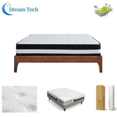 Luxury Euro Hotel Mattress Queen King Size Cool Gel Memory Foam Bed Pocket Spring Mattress
