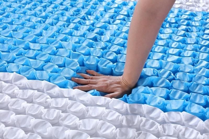 12 Inch Green Fresh Good Design Hotsale Thick Euro Top Pocket Sprung Bed Mattress with High Resilience Foam Airfoam vacuum Compress Roll in Box