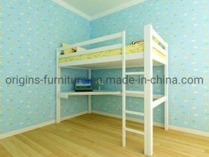 Wooden Study Bunk Bed Frame