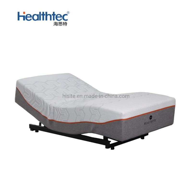 Wholesale LED Zero Gravity Vibrating Electric Adjustable Bed+Mattress