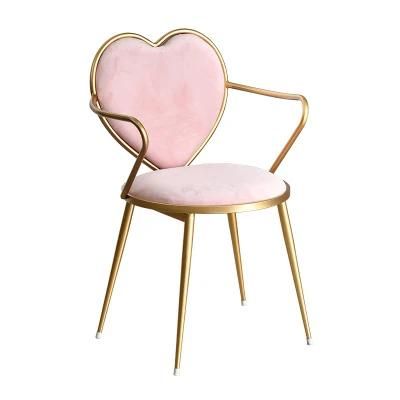 Nordic Creative Simple Flannel Nail Beauty Shop Dressing Table Chair