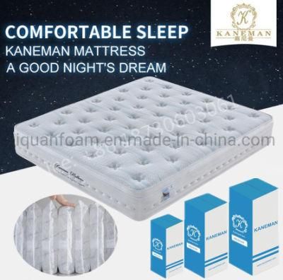 Pocket Spring Mattress Memory Foam Mattress Compress Mattress in Box