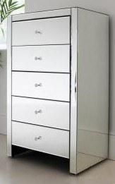 New Style Modern Domestic Excellent Workmanship Mirrored Tallboy Dresser