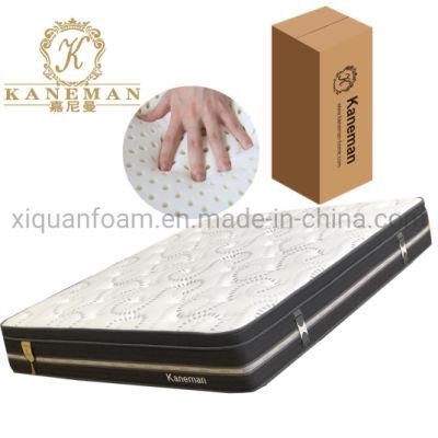 Rolled Latex Mattress in a Box Manufacturer Bed Pocket Spring Mattress