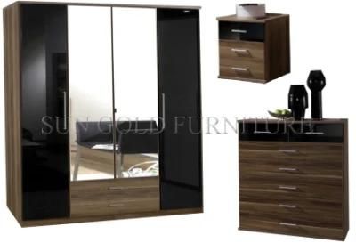 Modern 2 Doors Wardrobe Sets with Mirror (SZ-WD016)
