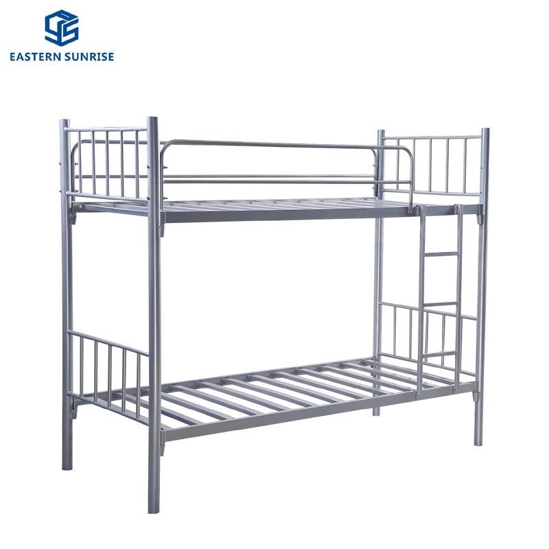 European Style Metal Double Bunk Bed