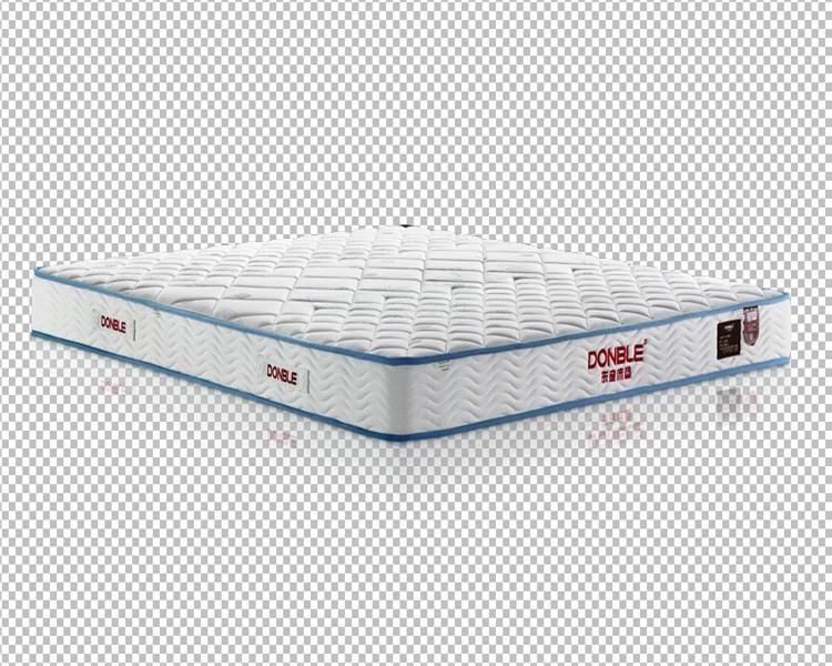 Deluxe Style Quality Assured Single Side Hotel Bed Set Furniture Latex Pocket Spring Mattress