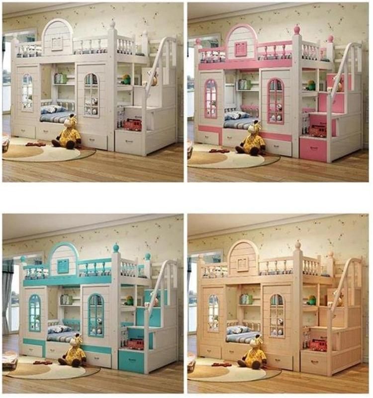High Quality Children′ S Solid Wood Bunk Bed