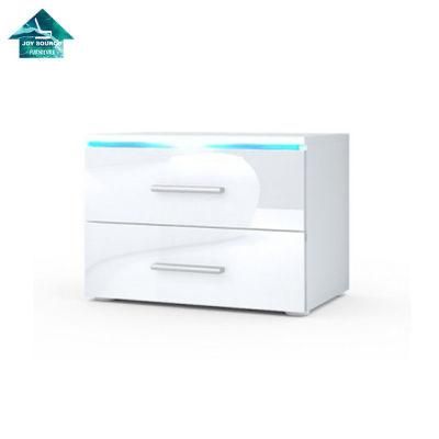 2020 Hot Selling Simple High-Gloss Drawers Cabinet with LED Light