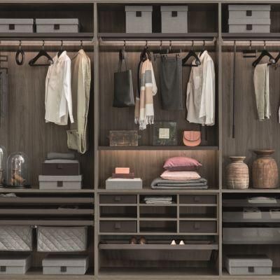 Modern Black Lacquer with Drawer Closet Cabinets Bedroom Wardrobe