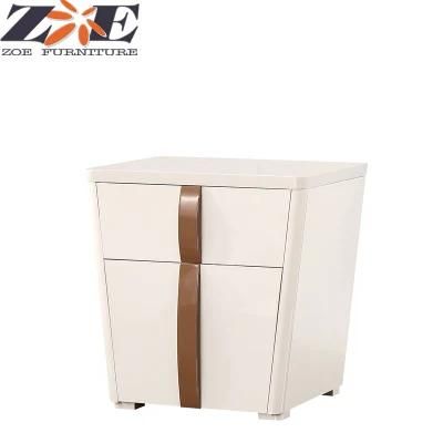 Modern MDF High Gloss PU Painting Night Stand Bedside Table