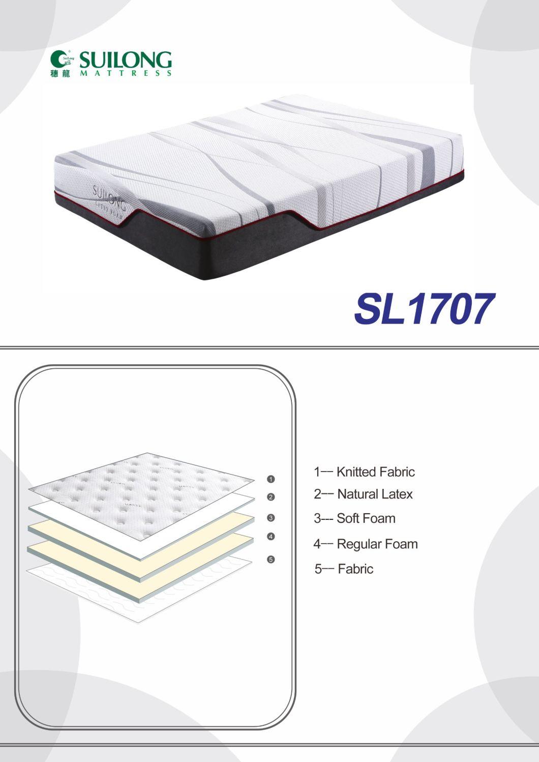 Tight Top Fabric Cover Modern Natural Latex Mixed Foam Mattress