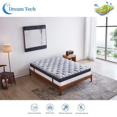 Medium Firm Comfortable Deepen Sleep Full Size King Size Pocket Spring Sed Mattress in a Box (YY014)