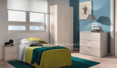 Simple Cheap Oak Bedroom Wardrobe Set Furniture (HF-EY0012)