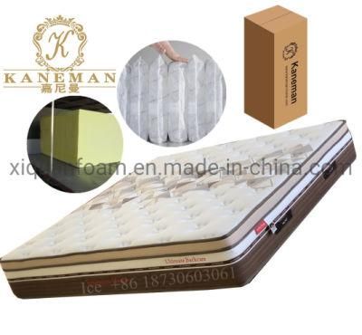 Pocket Spring Foam Mattress Wholesale Bedroom Mattress Rolled Mattress
