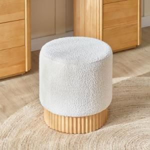 Dressing Stool Furniture with Uplostery Fabric Pad