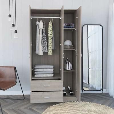 China Factory Professional Design Bedroom Fashion Walk-in Closet Wardrobe Wholesale