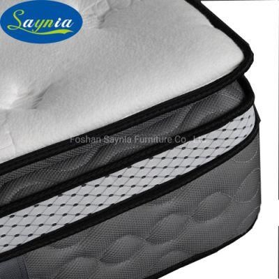 Double Bed Latex Memory Foam Spring Thin Mattress with Foam Certipur Us
