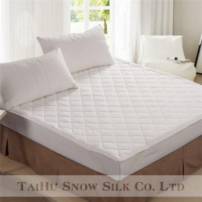 Cotton Fabric Shell Silk Filled Mattress Pad