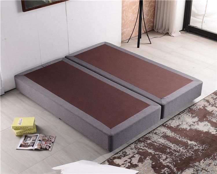 Wholesale Price New Design Double Plywood Box Spring Divan Bed Base for Hotel