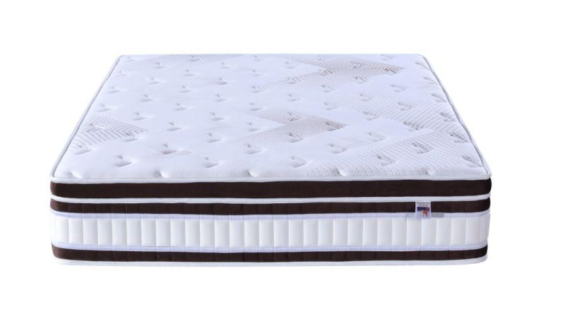 Soft Foam Queen Size Pocket Spring Mattress for 5 Star Hotel Project