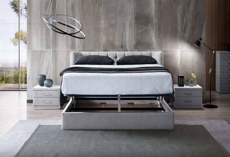 Classical Design Furniture King Size Queen Size Soft Bed Set Bedroom Furniture Gc1726