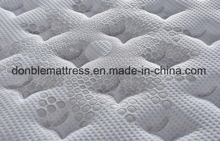 Euro Pillow Top Knitting Fabric Royal Pocket Spring Mattress