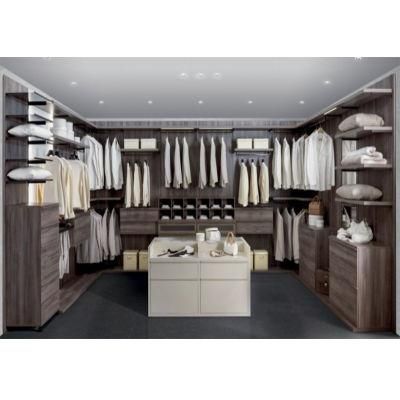 Fashionable Modern Open Walk-in Closet Custom Made Bedroom Wardrobe Closet
