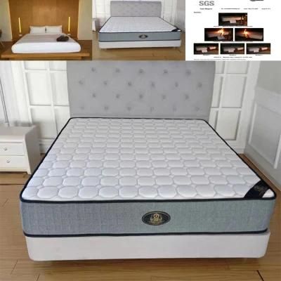 Fire Retardant Luxury Spring Mattress for Hotel and Apartment