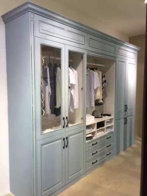 Chinese Manufacturer Bedroom Furniture Many Door Wardrobe Cabinet Design (FOH-WCE1011)