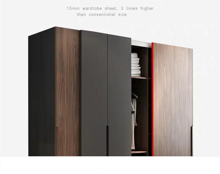 Modern Home Hotel Cabinet Living Room Furniture Bedroom Wooden Wardrobe