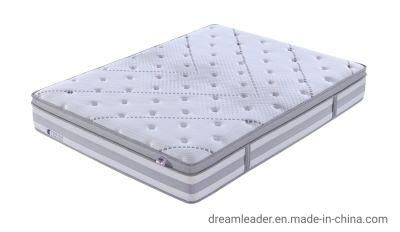 Hotel Furniture Bed Queen Size Knitted Fabric Spring Mattress