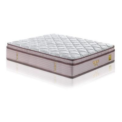 Linen Fabric Soft Nature Latex with Pocket Spring Mattress