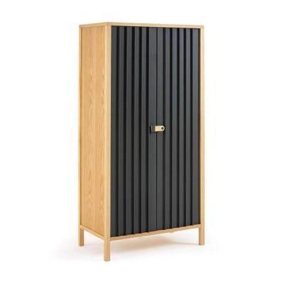 Two Door Wood Wardrobe for Bedroom