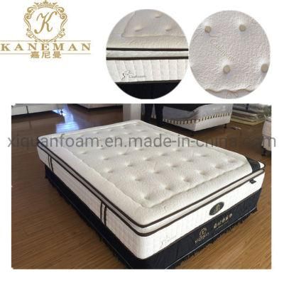 Rolled Pillow Top Mattress Pocket Spring Mattress Cashmere Mattress