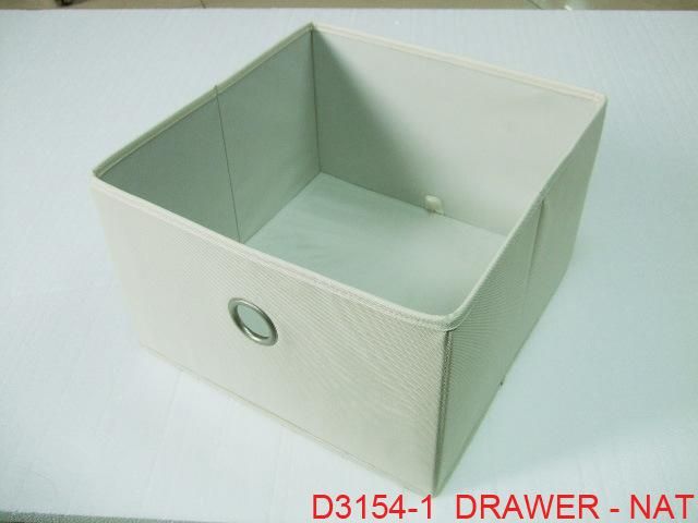 High Quality Cabinet Fabric Drawers and Metallic Tube Shelf