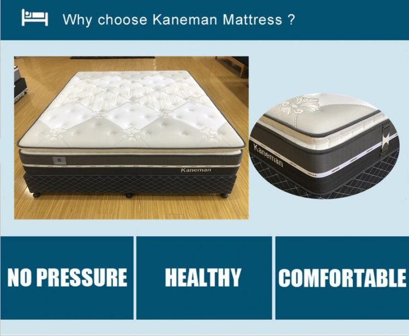 Hotel Memory Foam Spring Mattress King Size Bed Mattress in a Box